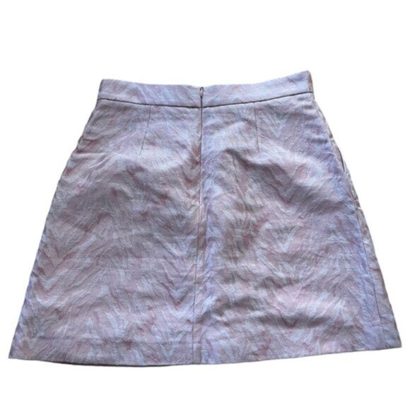 Sandro Paris Zeby Jacquard Mini Skirt Size 2 - Picture 3 of 7